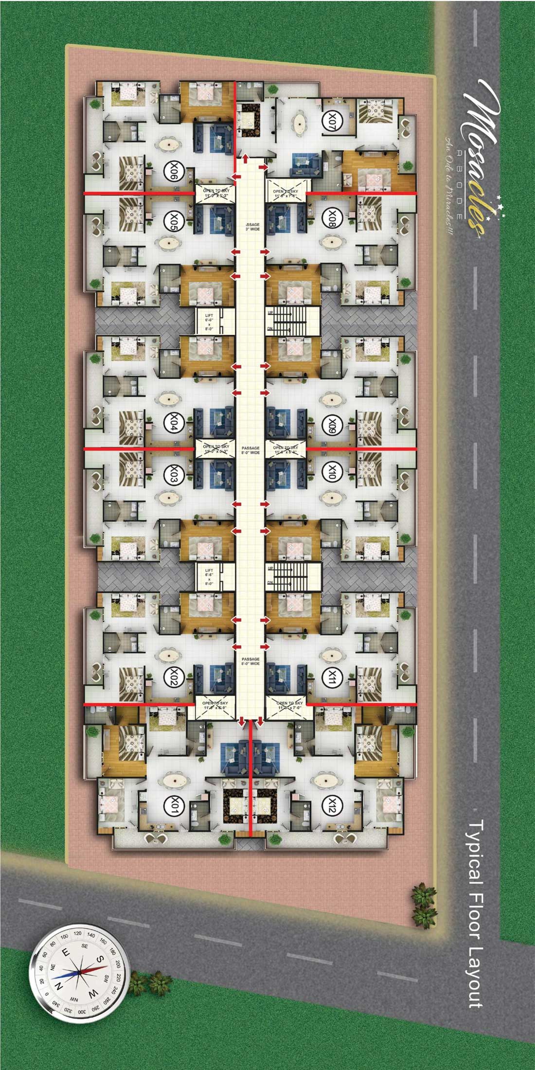 Typical Floor Plan of Mosacles Adobe