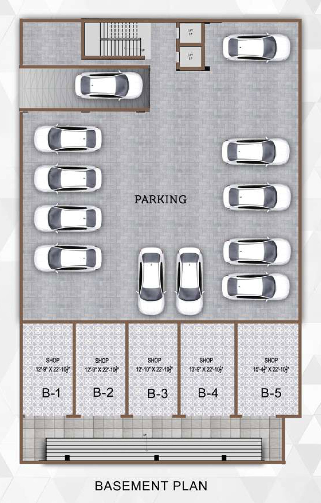Shops Basement Plan