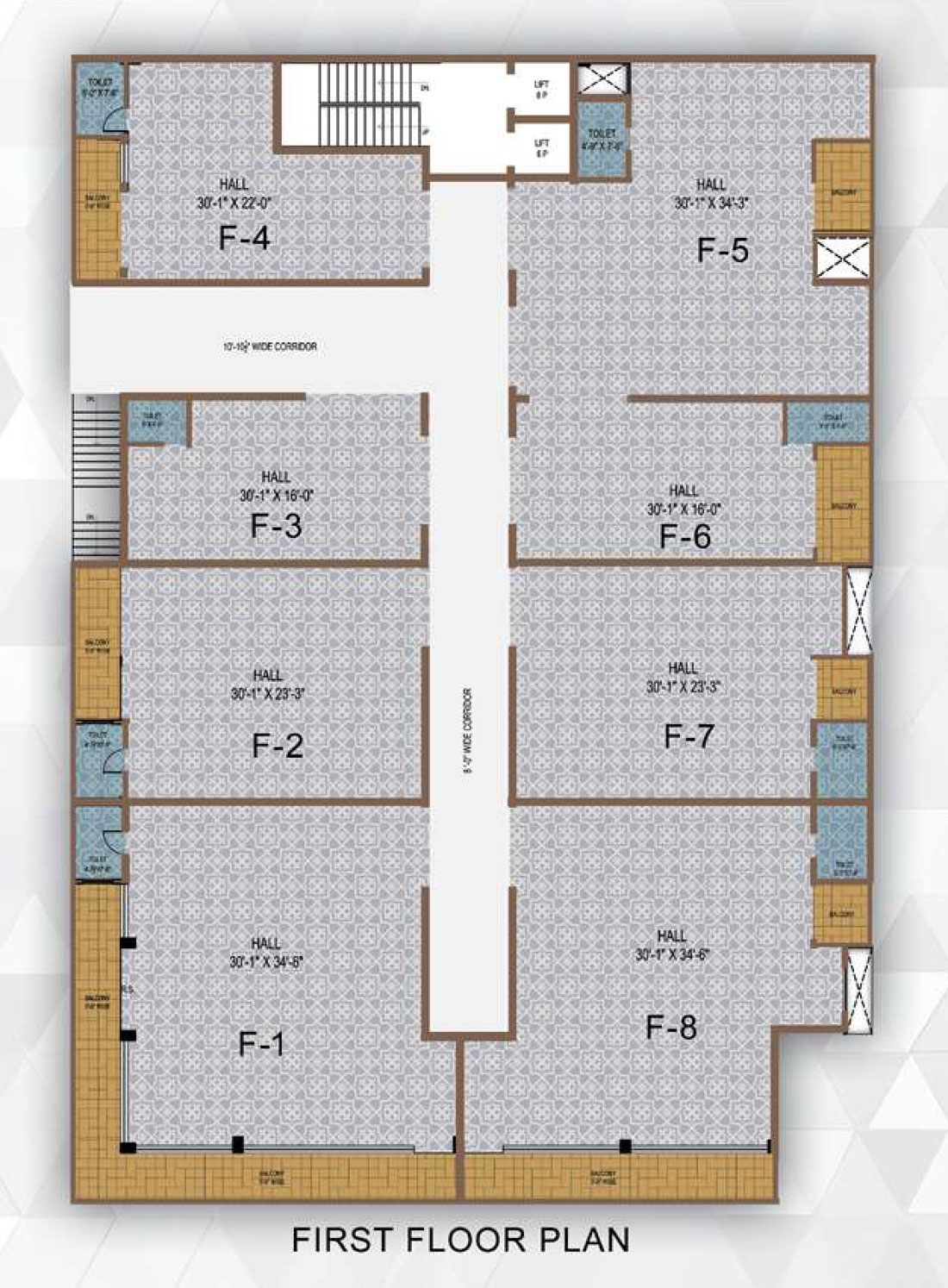 First Floor Plan of Commercial Property